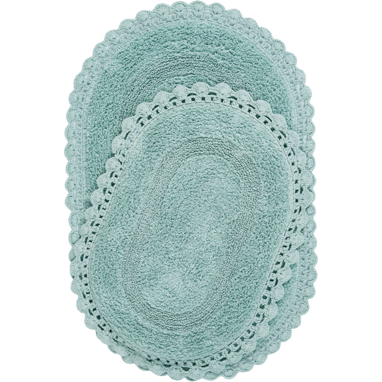 Crochet Reversible 2 Piece Bath Mat Set & Reviews Joss & Main
